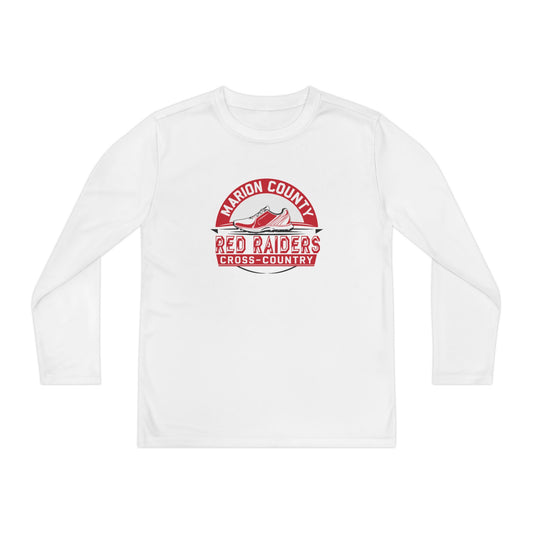 Youth Long Sleeve Tee \ Marion County Red Raiders Cross-Country \ MCCC1