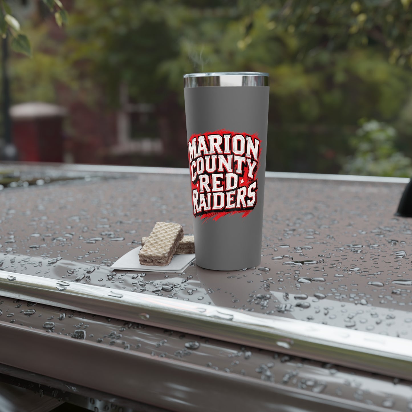 22oz Copper Insulated Tumbler \ Marion County Red Raiders \ MC1