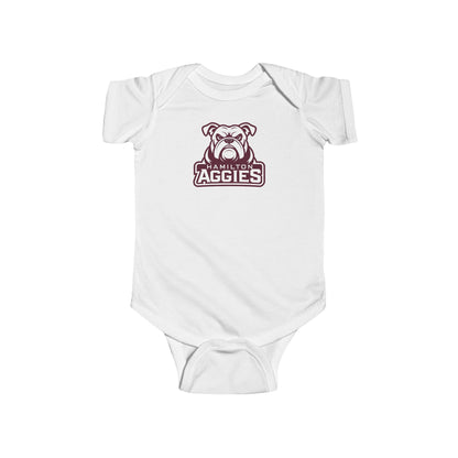 Short Sleeve Baby Bodysuit \ Hamilton Aggies \ HA4