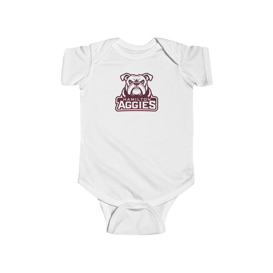 Short Sleeve Baby Bodysuit \ Hamilton Aggies \ HA4