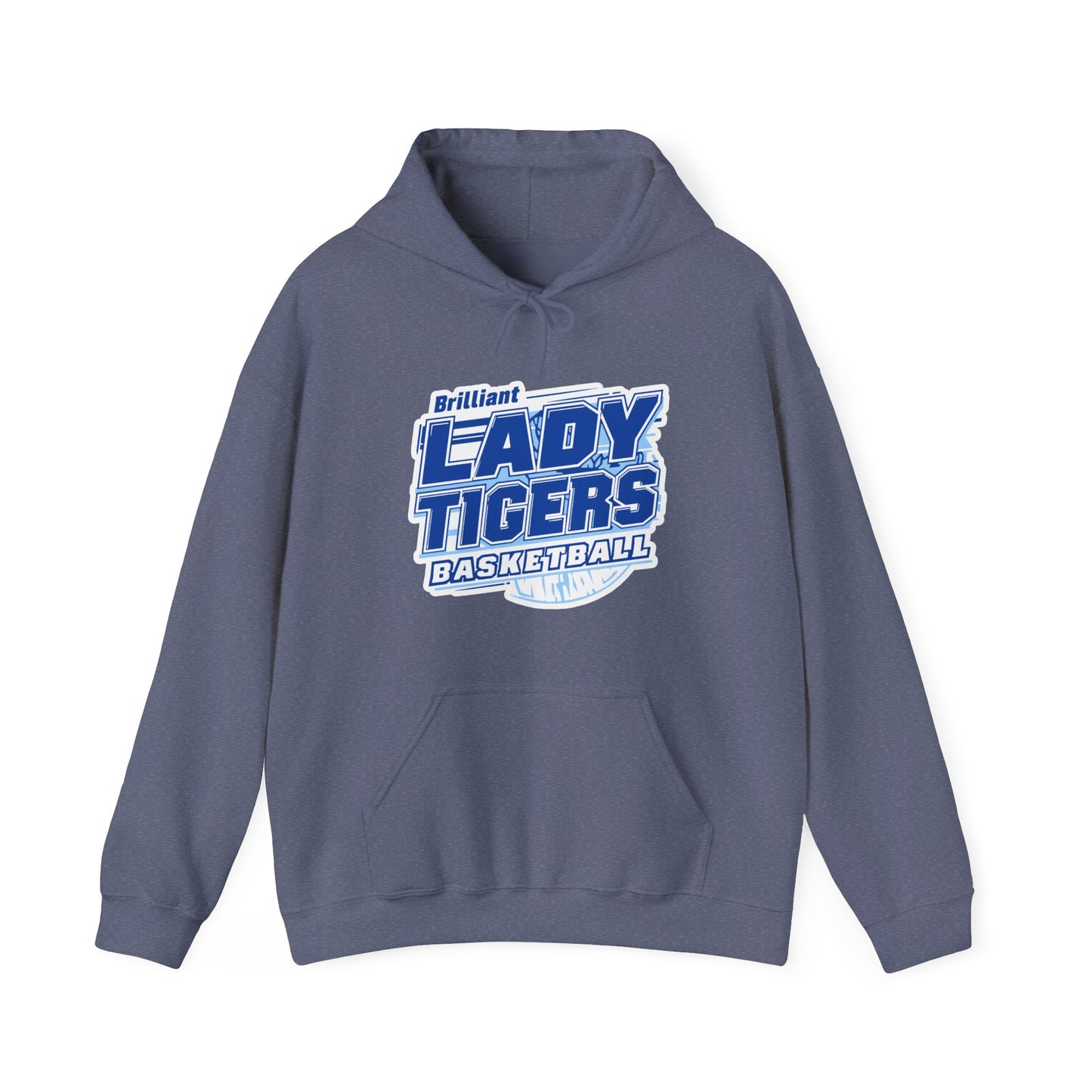 Adult Hoodie Sweatshirt \ Brilliant Tigers Basketball \ BTBKG2