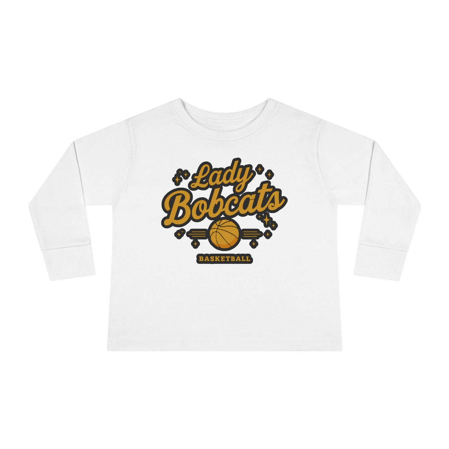 Toddler Long Sleeve Tee \ Phil Campbell Bobcats Basketball \ PCBBKG2