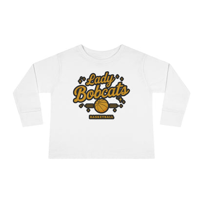 Toddler Long Sleeve Tee \ Phil Campbell Bobcats Basketball \ PCBBKG2