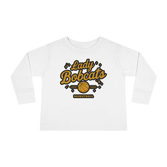Toddler Long Sleeve Tee \ Phil Campbell Bobcats Basketball \ PCBBKG2