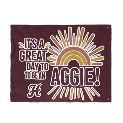 Double Sided Flag \ It's a Great Day to be an Aggie! \ GDA1