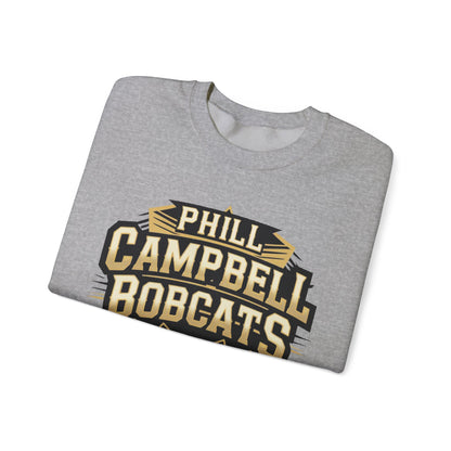 Adult Crewneck Sweatshirt \ Phill Campbell Bobcats \ PCB1