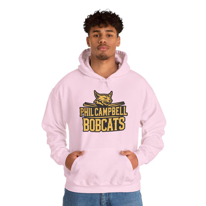 Adult Hoodie Sweatshirt \ Phil Campbell Bobcats \ PCB2