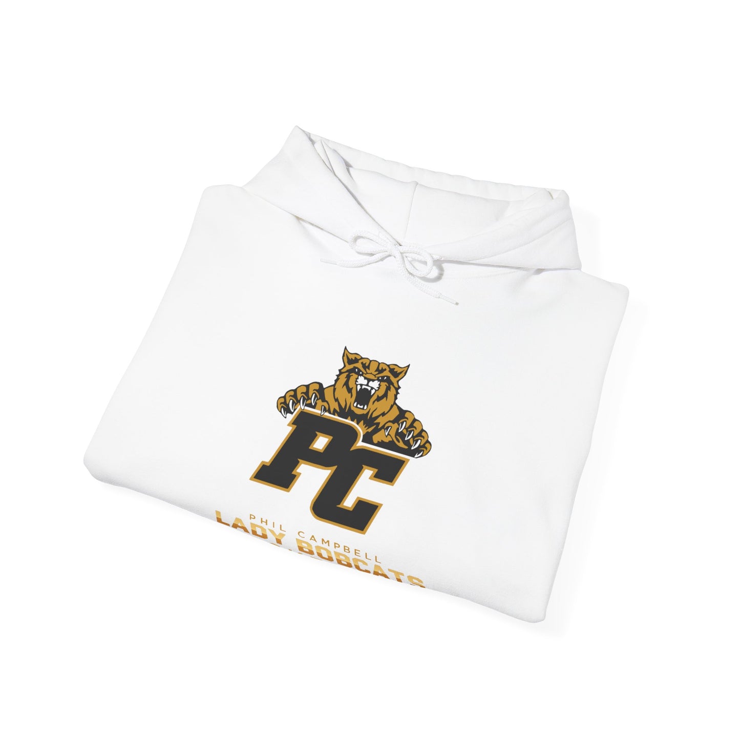 Adult Hoodie Sweatshirt \ Phil Campbell Bobcats Basketball \ PCBBKG1