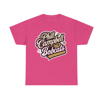 Adult Tee \ Phill Campbell Bobcats \ PCBG1