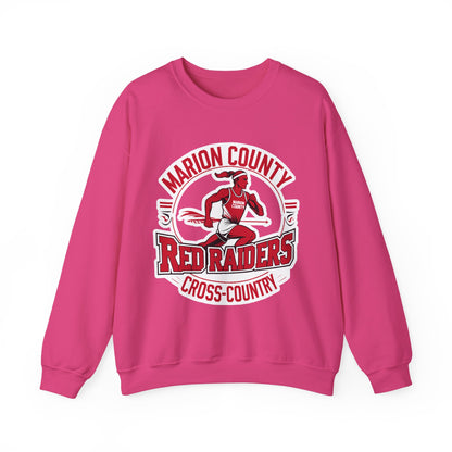 Adult Crewneck Sweatshirt \ Marion County Red Raiders Cross-Country \ MCCC2