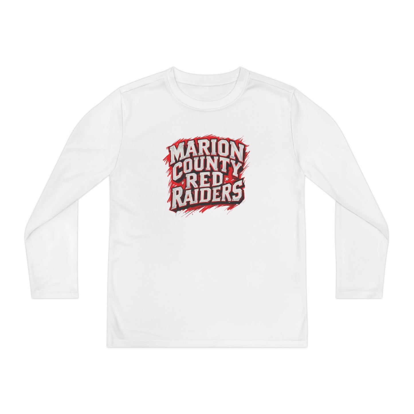 Youth Long Sleeve Tee \ Marion County Red Raiders \ MC1