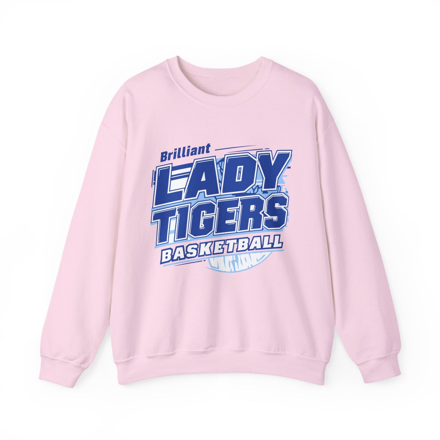 Adult Crewneck Sweatshirt \ Brilliant Tigers Basketball \ BTBKG2