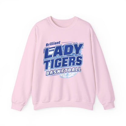 Adult Crewneck Sweatshirt \ Brilliant Tigers Basketball \ BTBKG2