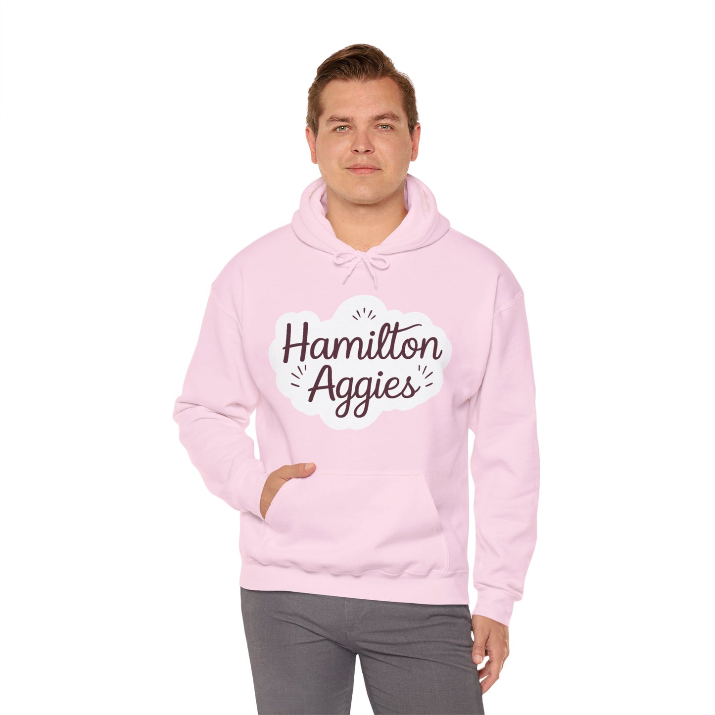 Adult Hoodie Sweatshirt \ Hamilton Aggies \ HAG1