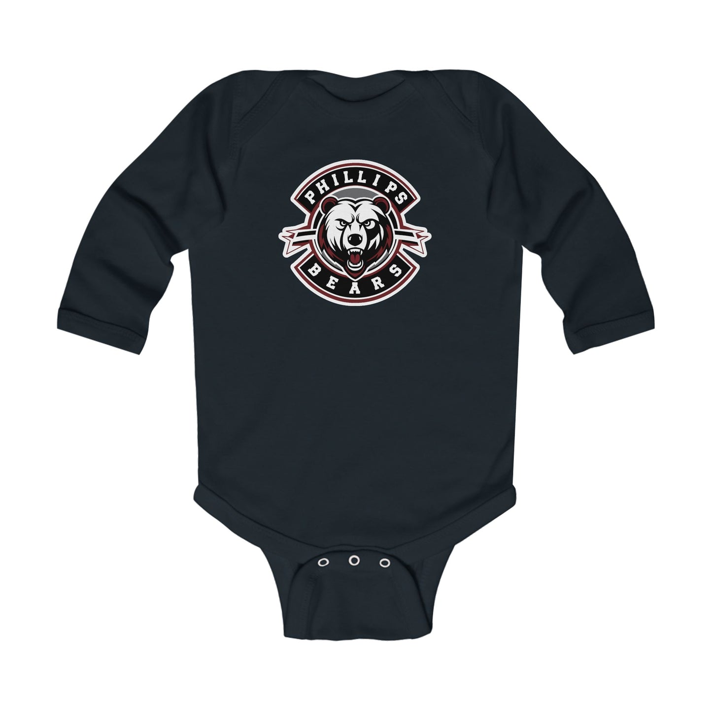 Long Sleeve Baby Bodysuit \ Phillips Bears \ PB1