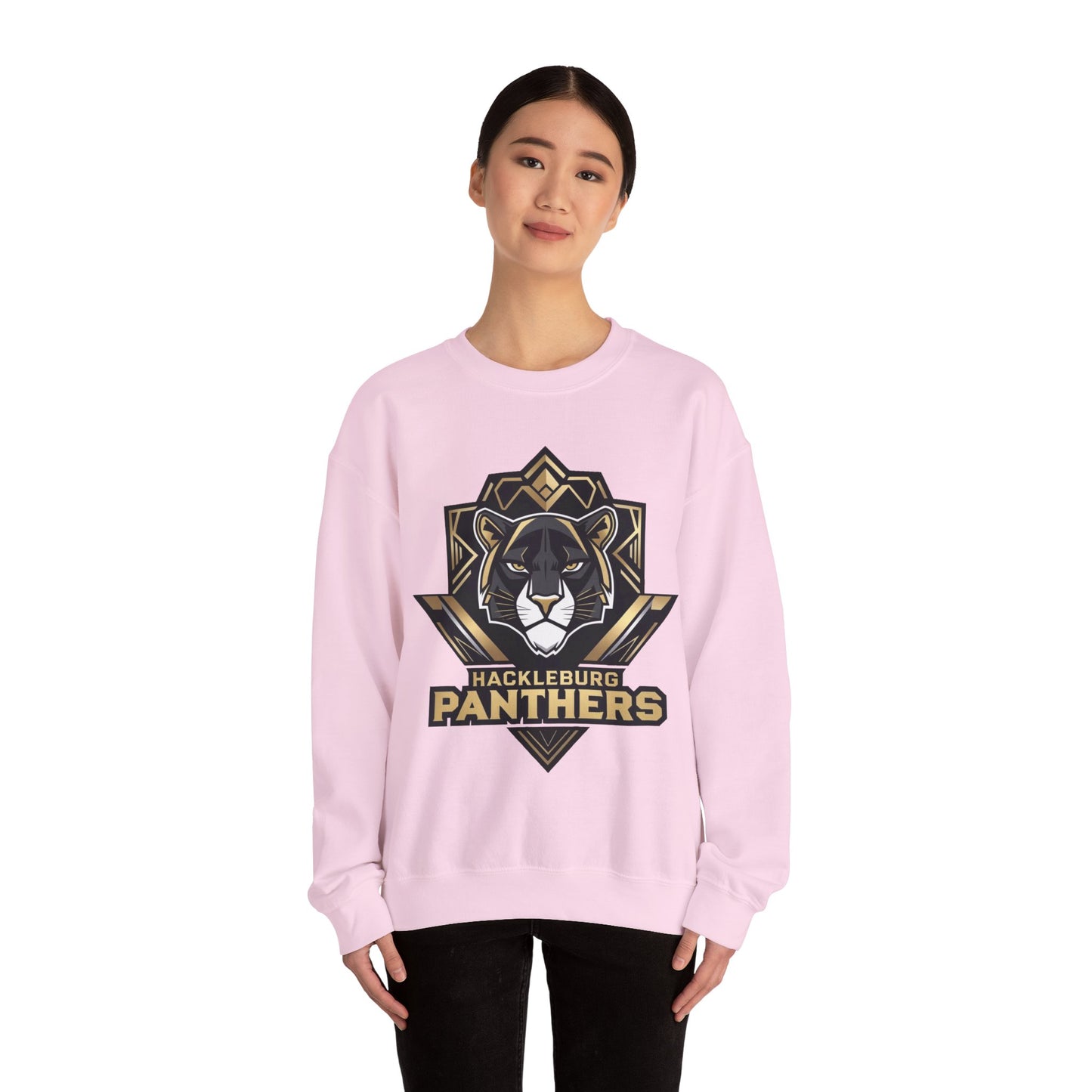 Adult Crewneck Sweatshirt \ Hackleburg Panthers \ HP1