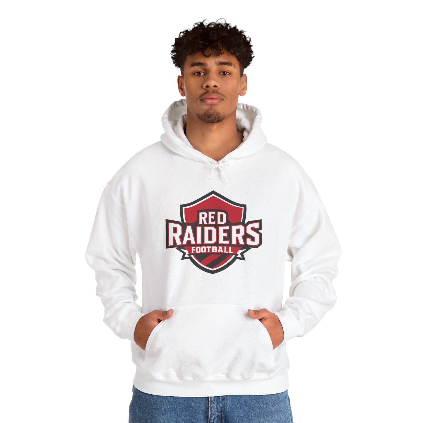 Adult Hoodie Sweatshirt \ Marion County Red Raiders Football \ MCF2