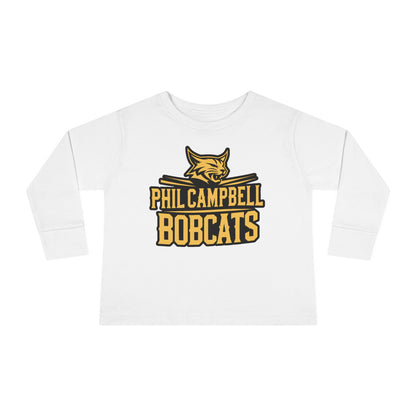 Toddler Long Sleeve Tee \ Phil Campbell Bobcats \ PCB2