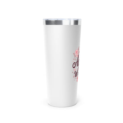 22oz Copper Insulated Tumbler \ Hamilton Aggies Wrestling \ HAWG1