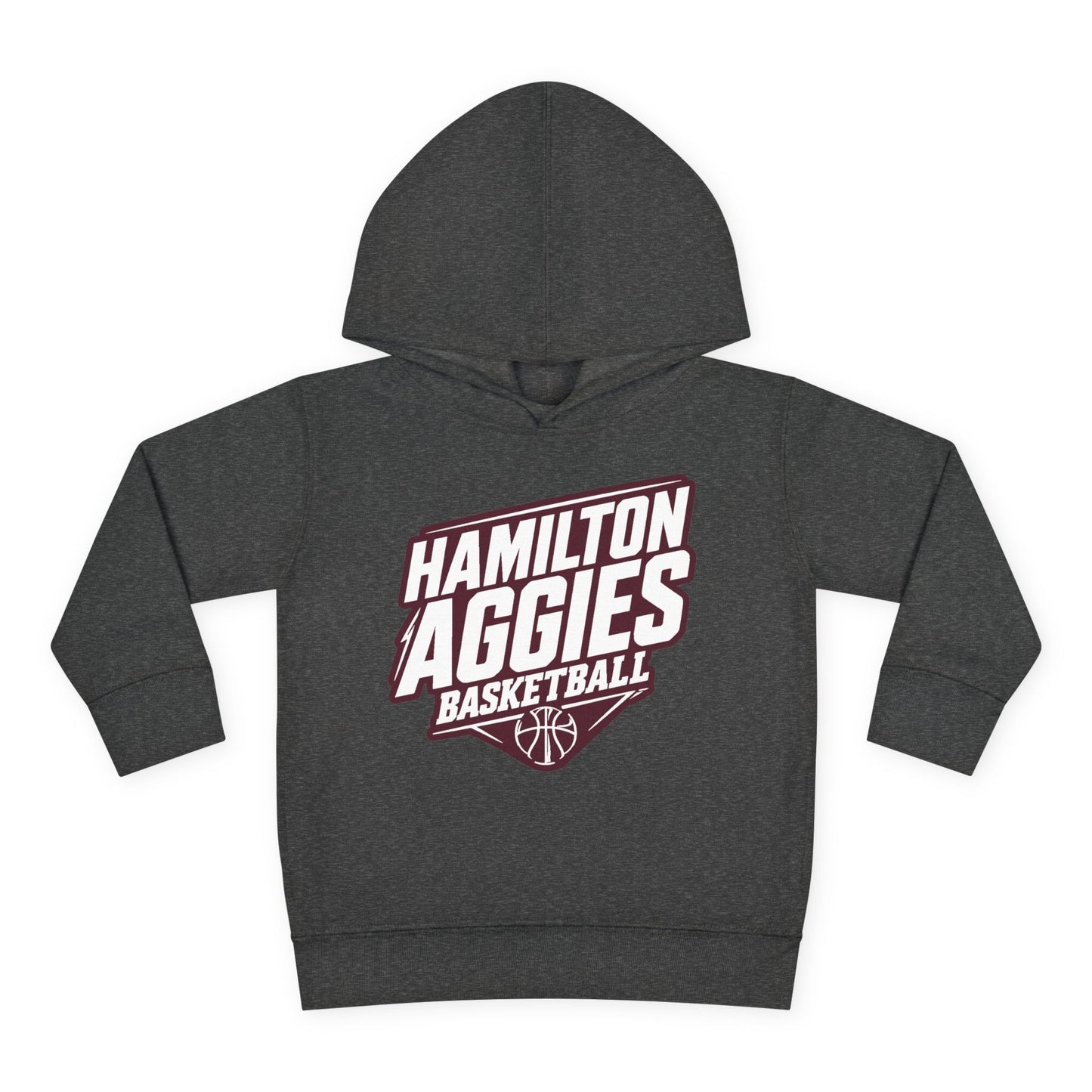 Toddler Hoodie Sweatshirt \ Hamilton Aggies Basketball \ HABB2
