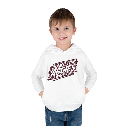 Toddler Hoodie Sweatshirt \ Hamilton Aggies Wrestling \ HAW1