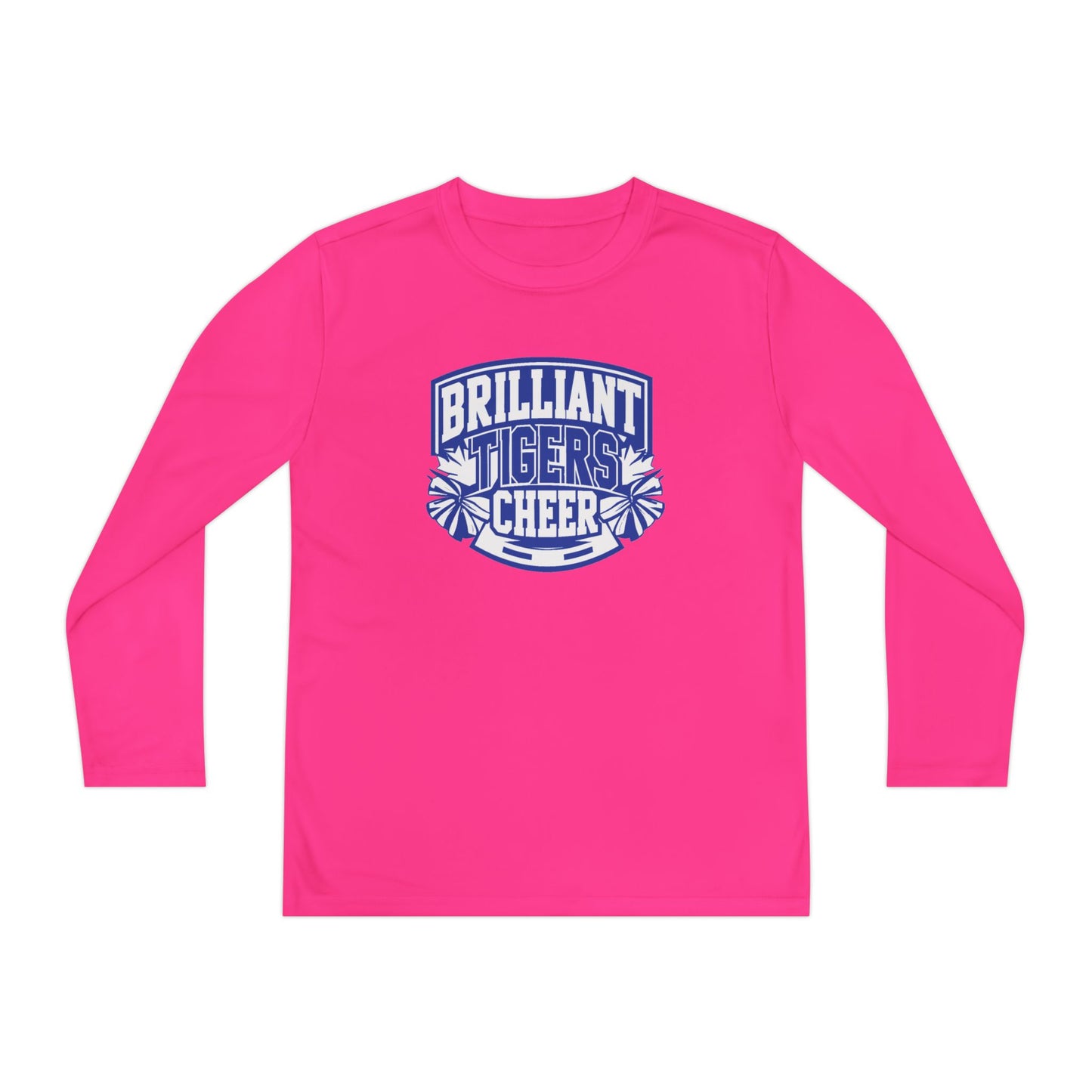 Youth Long Sleeve Tee \ Brilliant Tigers Cheer \ BTC1