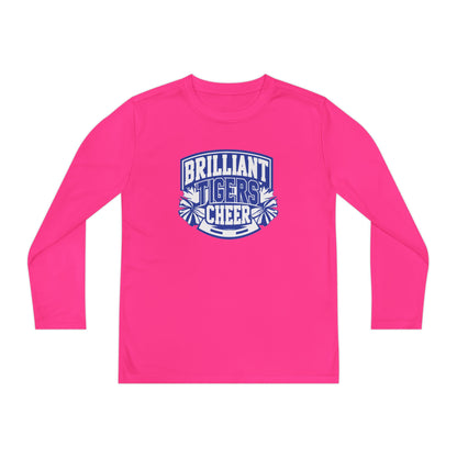 Youth Long Sleeve Tee \ Brilliant Tigers Cheer \ BTC1