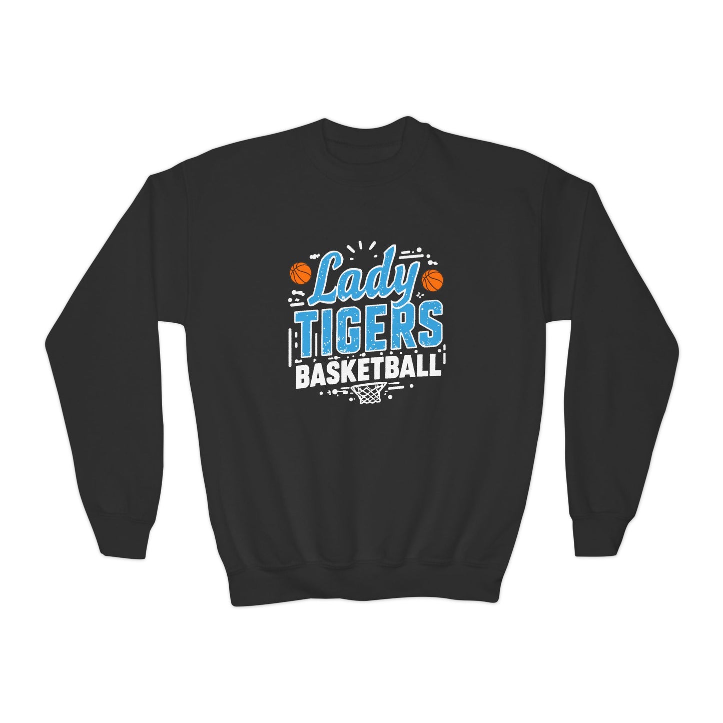 Youth Crewneck Sweatshirt \ Brilliant Tigers Basketball \ BTBKG1