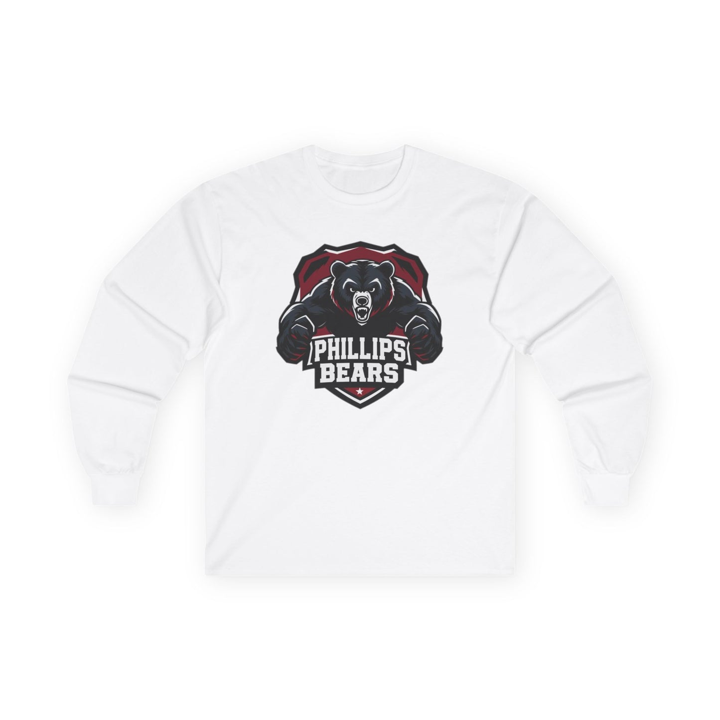 Adult Long Sleeve Tee \ \ Phillips Bears \ PB2