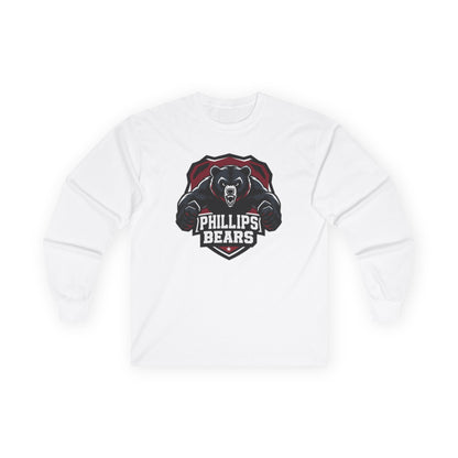 Adult Long Sleeve Tee \ \ Phillips Bears \ PB2