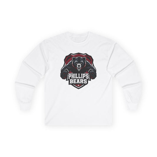 Adult Long Sleeve Tee \ \ Phillips Bears \ PB2