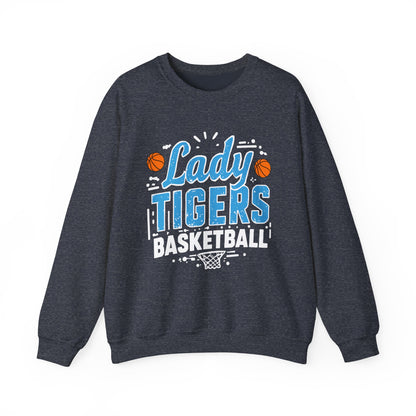 Adult Crewneck Sweatshirt \ Brilliant Tigers Basketball \ BTBKG1