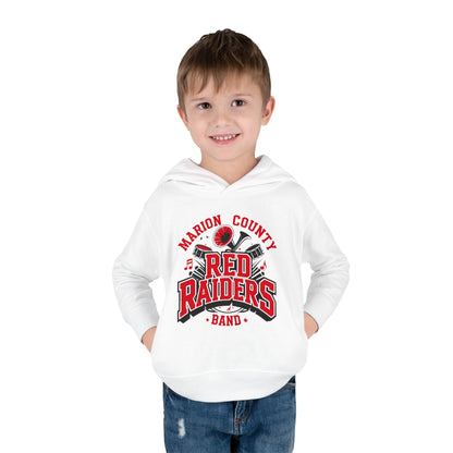 Toddler Hoodie Sweatshirt \ Marion County Red Raiders Band \ MCB2