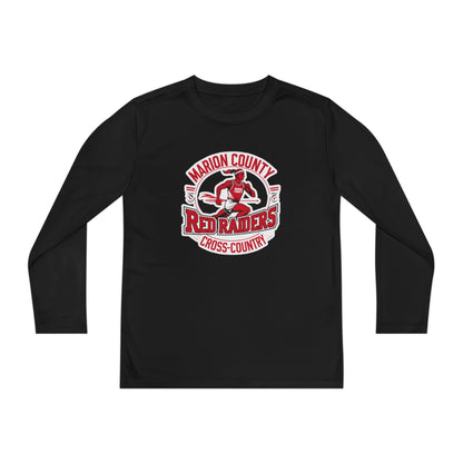 Youth Long Sleeve Tee \ Marion County Red Raiders Cross-Country \ MCCC2