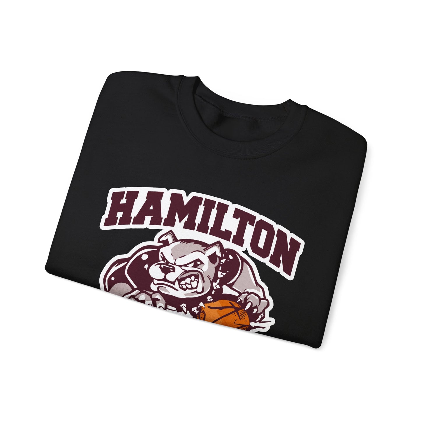 Adult Crewneck Sweatshirt \ Hamilton Aggies Basketball \ HABK1