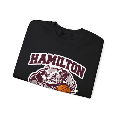Adult Crewneck Sweatshirt \ Hamilton Aggies Basketball \ HABK1