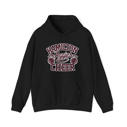 Adult Hoodie Sweatshirt \ Hamilton Aggies Cheer \ HAC2