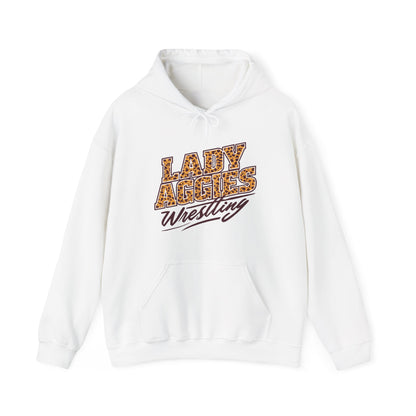 Adult Hoodie Sweatshirt \ Hamilton Aggies Wrestling \ HAWG3