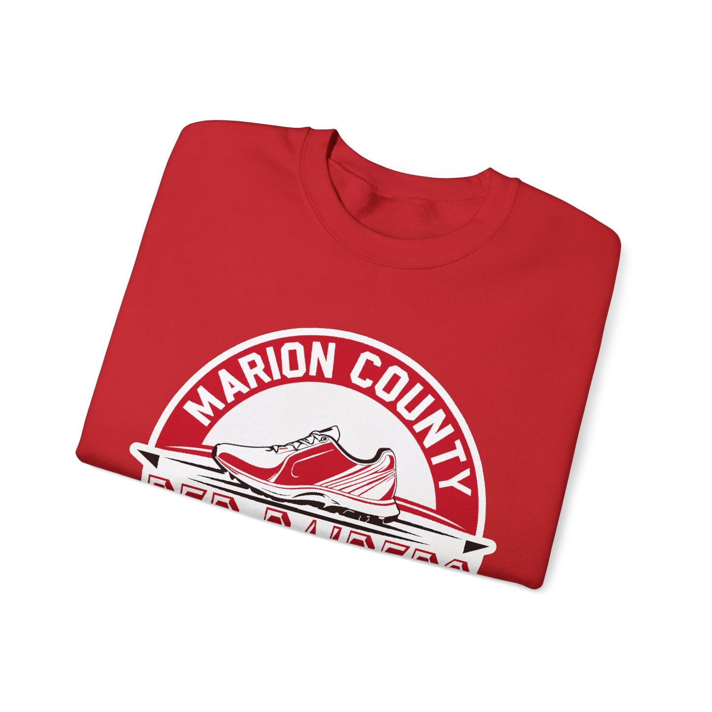 Adult Crewneck Sweatshirt \ Marion County Red Raiders Cross-Country \ MCCC1