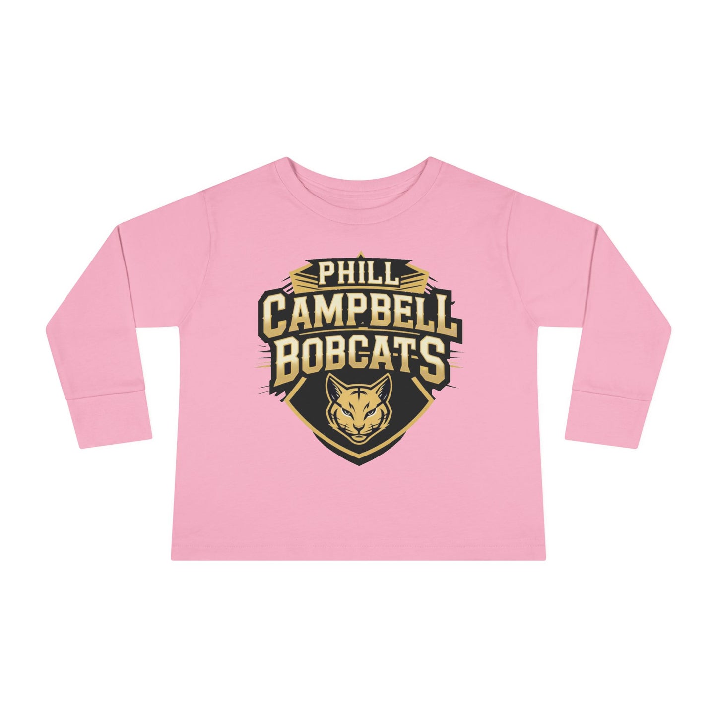 Toddler Long Sleeve Tee \ Phill Campbell Bobcats \ PCB1