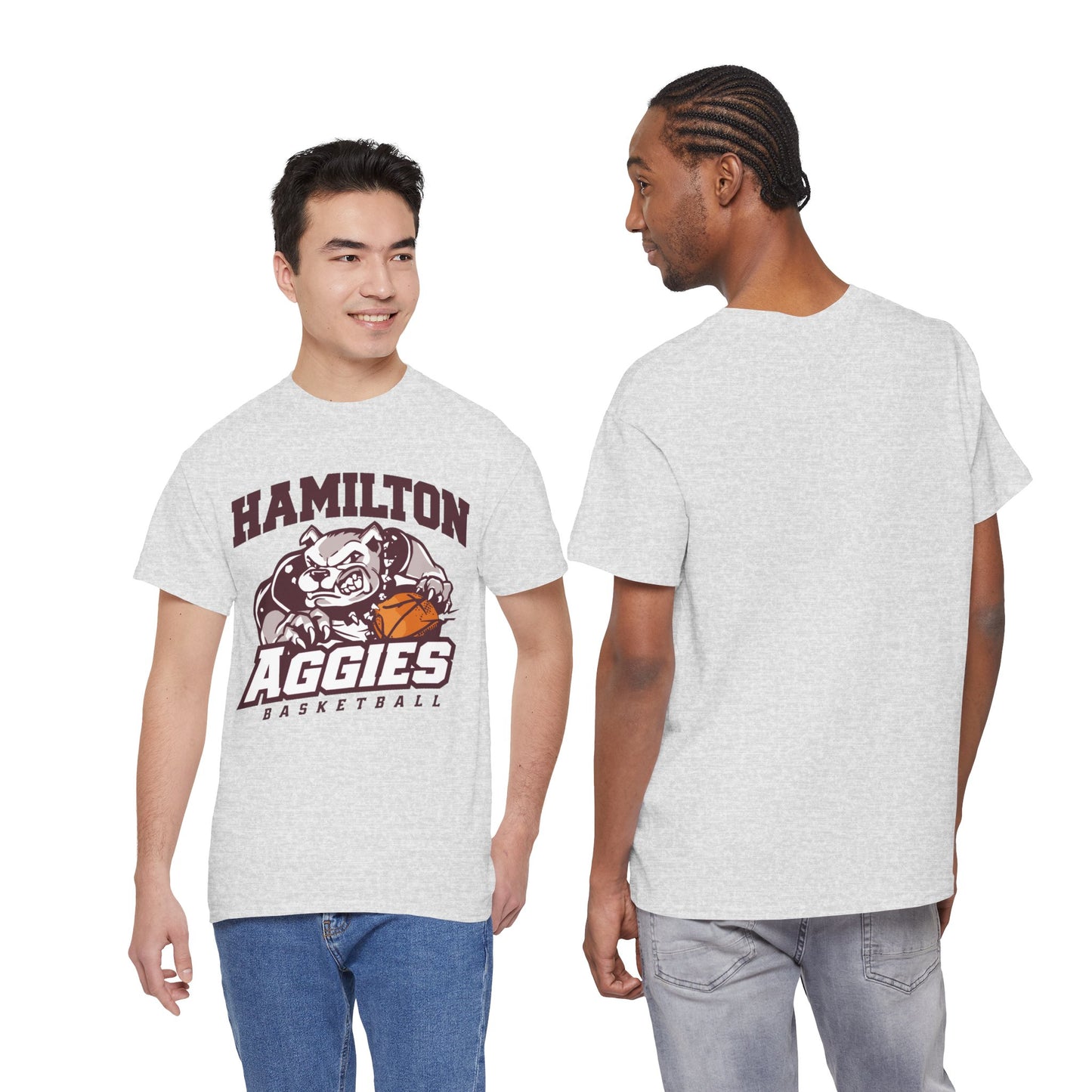 Adult Tee \ Hamilton Aggies Basketball \ HABK1