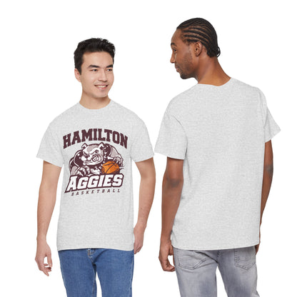 Adult Tee \ Hamilton Aggies Basketball \ HABK1