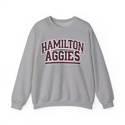 Adult Crewneck Sweatshirt \ Hamilton Aggies \ HA2