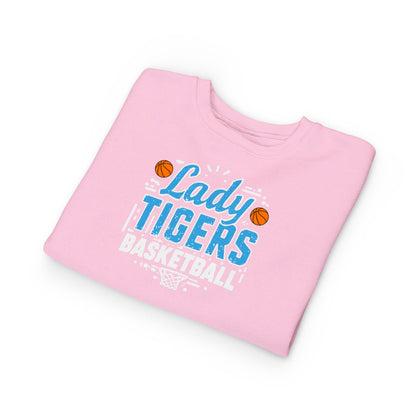 Toddler Crewneck Sweatshirt \ Brilliant Tigers Basketball \ BTBKG1
