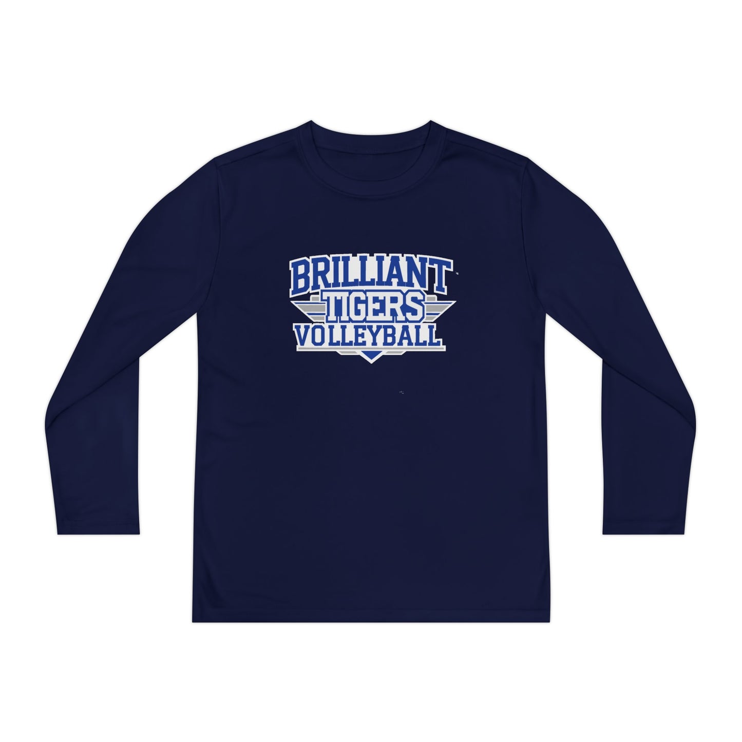 Youth Long Sleeve Tee \ Brilliant Tigers Volleyball \ BTV2