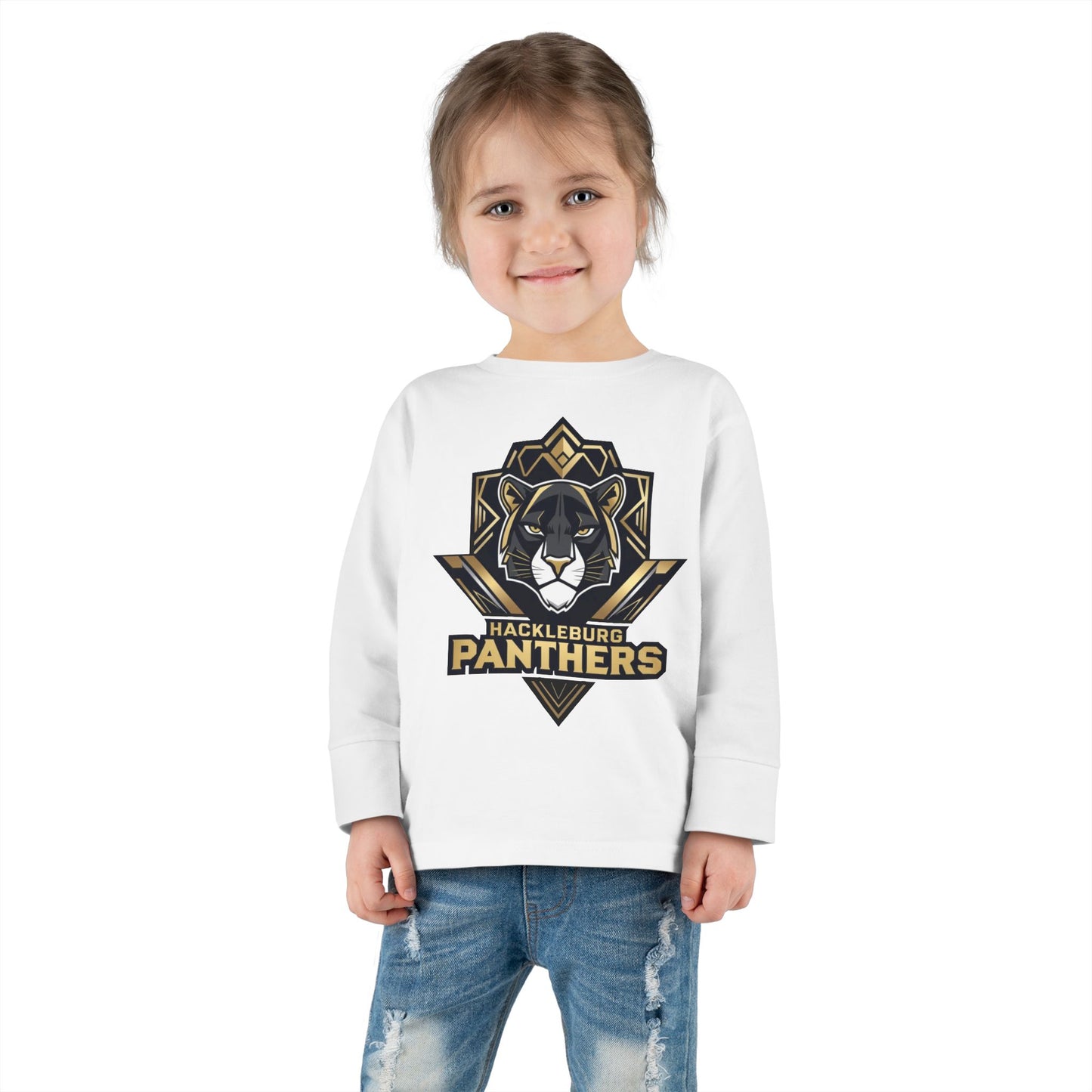 Toddler Long Sleeve Tee \ Hackleburg Panthers \ HP1