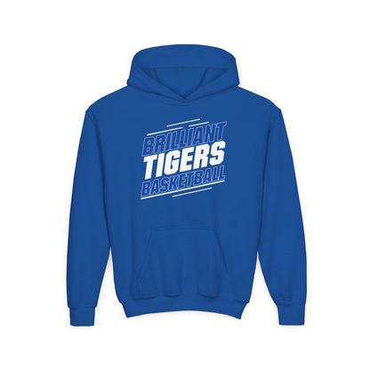 Youth Hoodie Sweatshirt \ Brilliant Tigers Basketball \ BTBK2