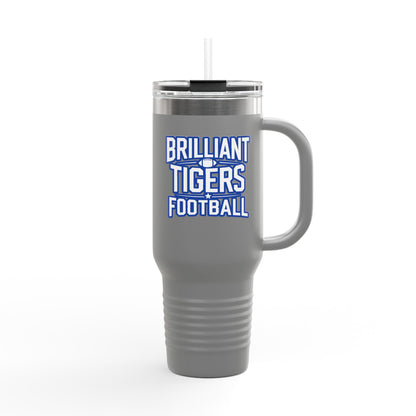 40oz Insulated Tumbler \ Brilliant Tigers Football \ BTF1