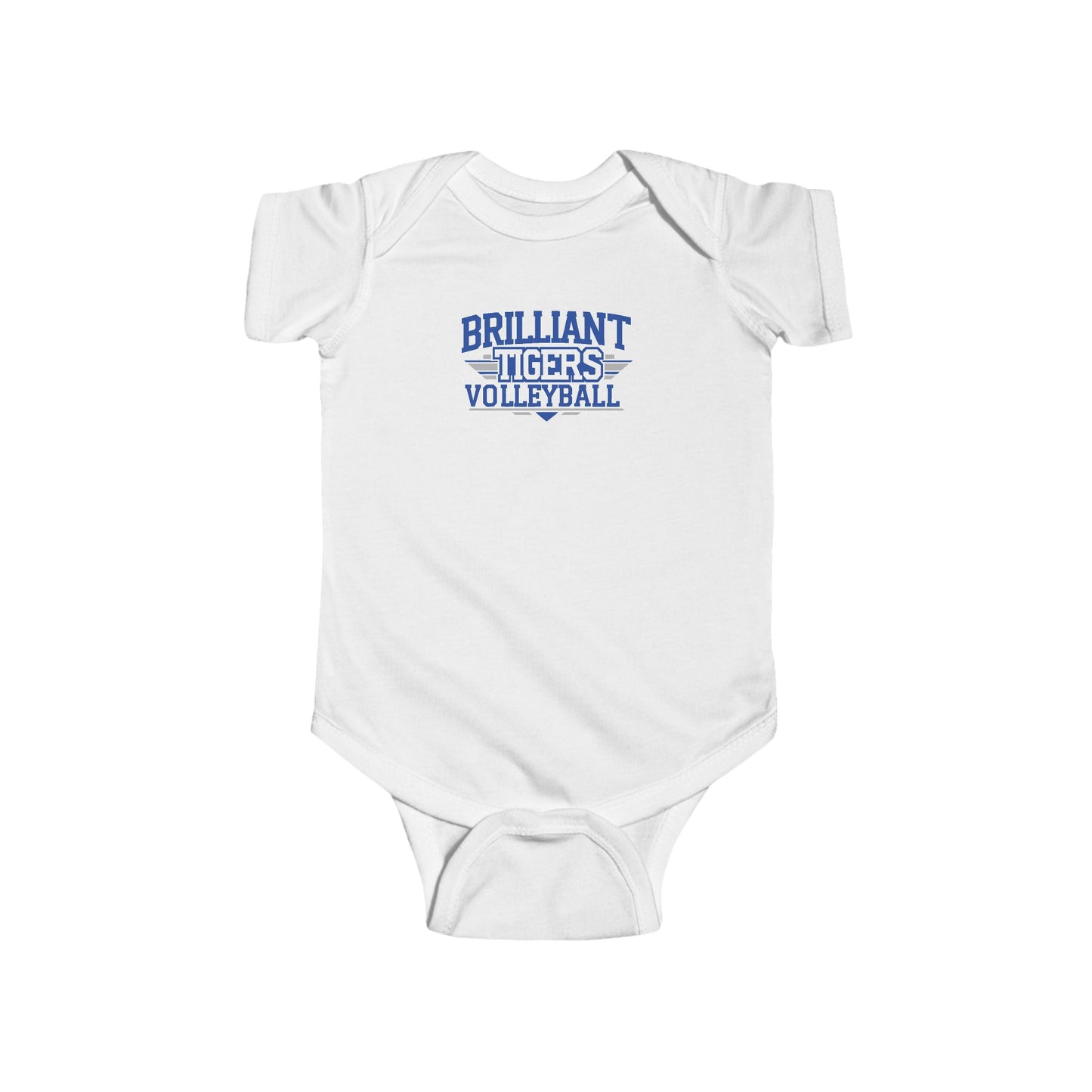 Short Sleeve Baby Bodysuit \ Brilliant Tigers Volleyball \ BTV2
