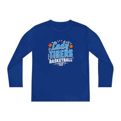 Youth Long Sleeve Tee \ Brilliant Tigers Basketball \ BTBKG1